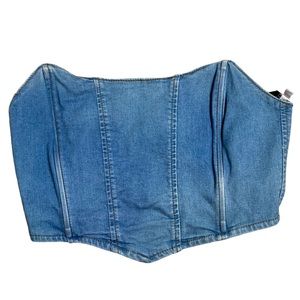 Princess Polly denim corset top